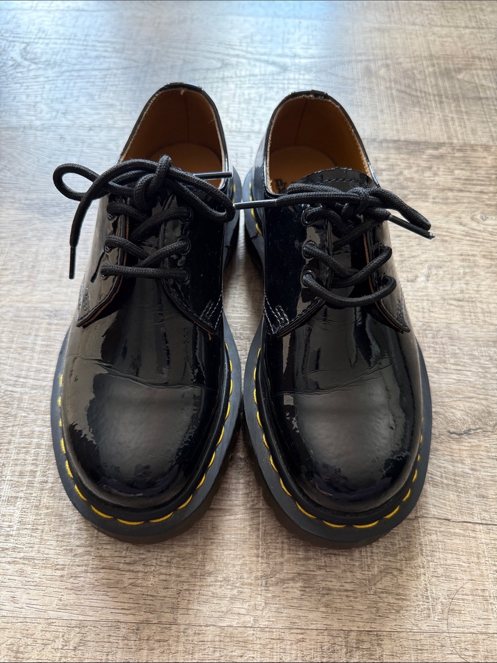 Dr Martens Patent Leather Lace-Up Shoes